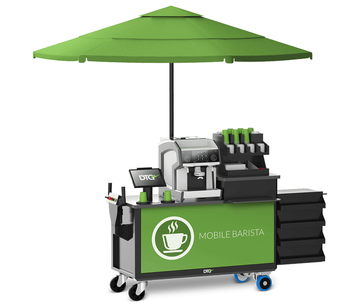 mobile coffee cart